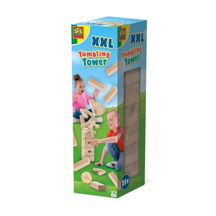 SES Creative Spel - Tuimeltoren XXL - (S02313) in de groep SPEELGOED, KINDER- & BABYPRODUCTEN / Speelgoed / Bordspellen / Spellen voor buiten bij TP E-commerce Nordic AB (C87925)