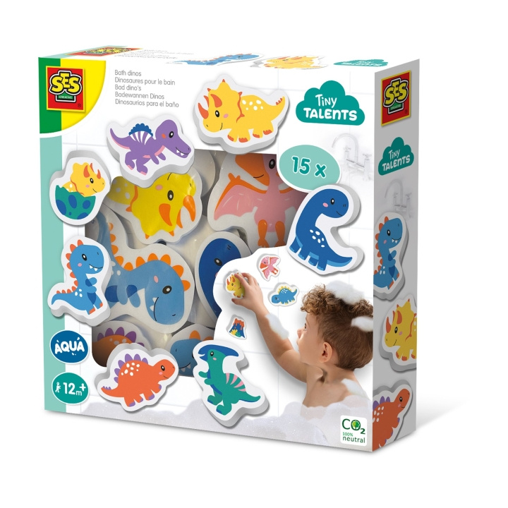 SES Creative Badtijd - Dinosaurussen van schuim - (S13214) in de groep SPEELGOED, KINDER- & BABYPRODUCTEN / Babygadgets / Bad bij TP E-commerce Nordic AB (C87937)