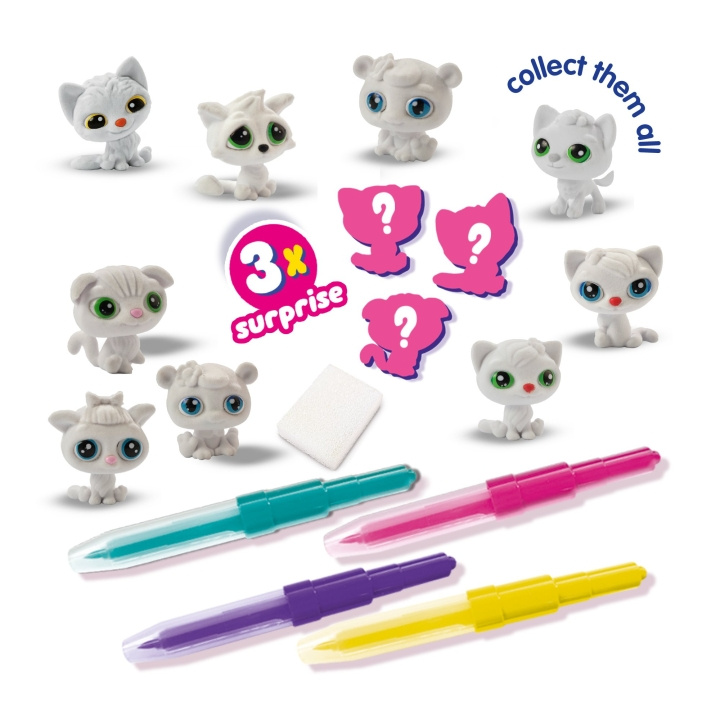 SES Creative Blaaspennen - Versier 3 Kittens - (S14334) in de groep SPEELGOED, KINDER- & BABYPRODUCTEN / Speelgoed / Ambachten bij TP E-commerce Nordic AB (C87940)