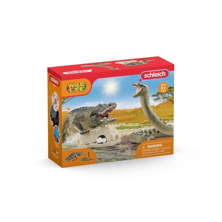 Schleich Wild Life - Gevaar in het moeras (42559) in de groep SPEELGOED, KINDER- & BABYPRODUCTEN / Speelgoed / Speelset bij TP E-commerce Nordic AB (C87960)