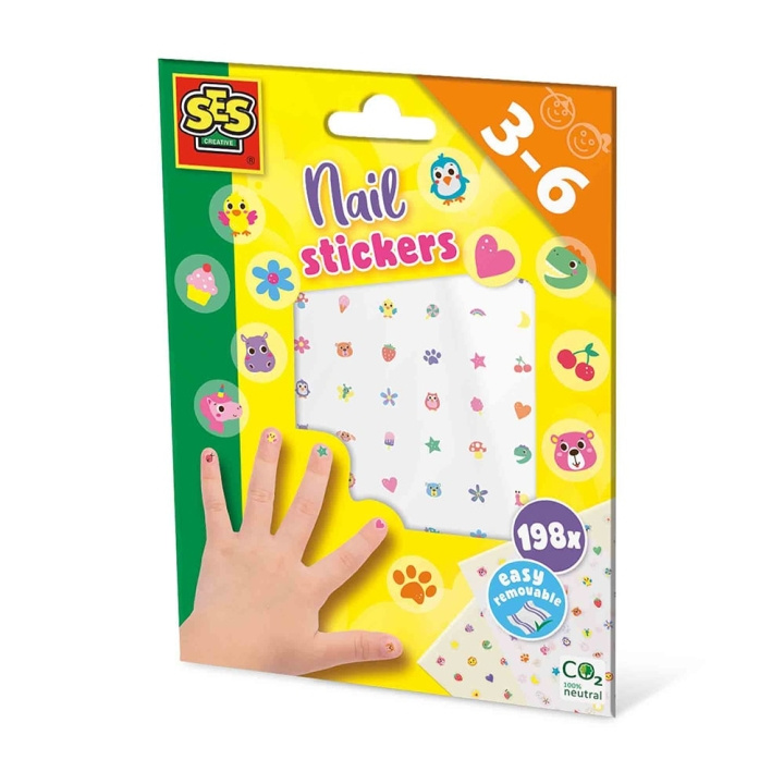 SES Creative Nagelstickers - (S14044) in de groep SPEELGOED, KINDER- & BABYPRODUCTEN / Speelgoed / Ambachten bij TP E-commerce Nordic AB (C88029)