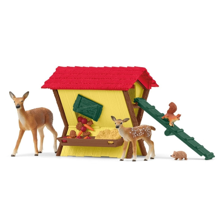 Schleich Farm World - Het voeden van de bosdieren (42658) in de groep SPEELGOED, KINDER- & BABYPRODUCTEN / Speelgoed / Figuren, Miniaturen & accessoires bij TP E-commerce Nordic AB (C88043)