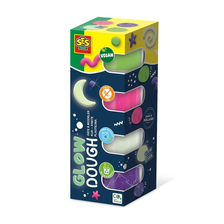 SES Creative Deeg - Feel Good Glow 4x90gr - (S00516) in de groep SPEELGOED, KINDER- & BABYPRODUCTEN / Speelgoed / Experimenteren en doe-het-zelf bij TP E-commerce Nordic AB (C88052)