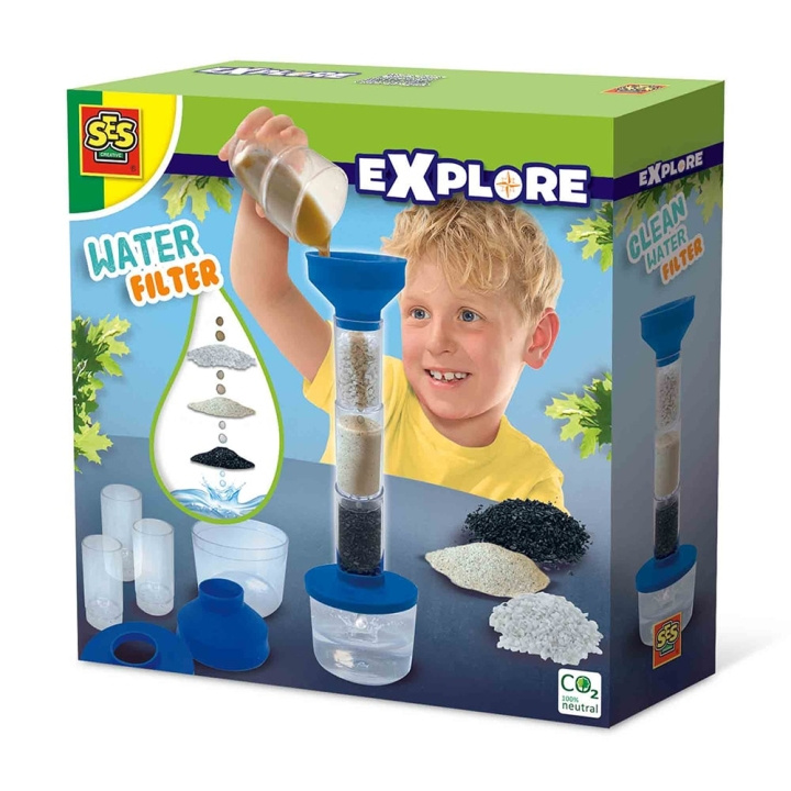 SES Creative Experiment waterfilter schoonmaken - (S25206) in de groep SPEELGOED, KINDER- & BABYPRODUCTEN / Speelgoed / Experimenteren en doe-het-zelf bij TP E-commerce Nordic AB (C88057)