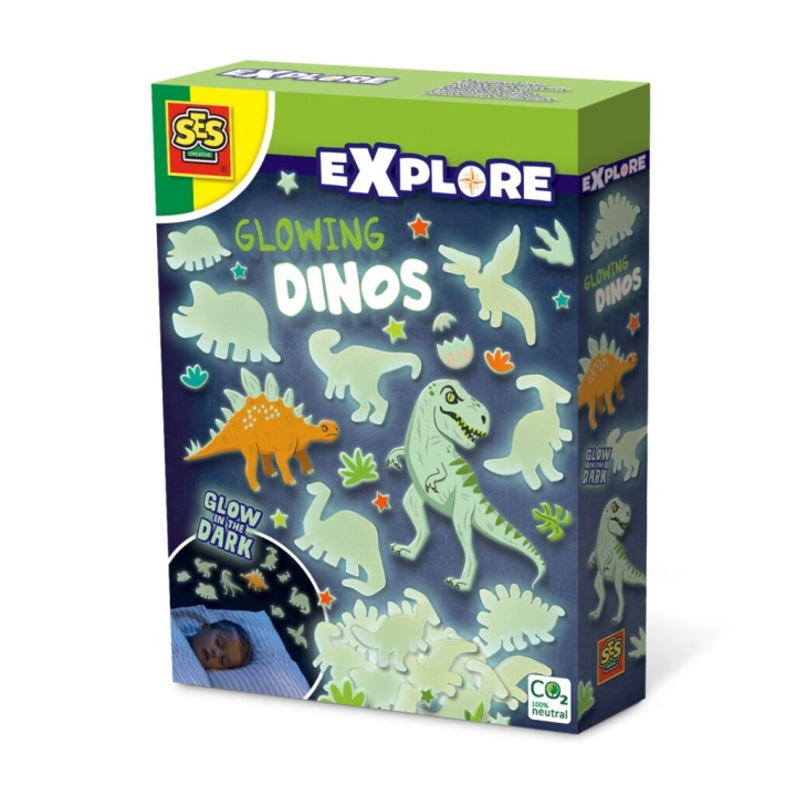 SES Creative Oplichtende dinosaurussen - (S25127) in de groep SPEELGOED, KINDER- & BABYPRODUCTEN / Kinderkamer / Overige meubels bij TP E-commerce Nordic AB (C88070)