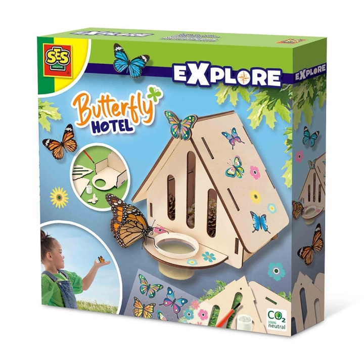 SES Creative Insectenhotel - Vlinders - (S25204) in de groep SPEELGOED, KINDER- & BABYPRODUCTEN / Speelgoed / Experimenteren en doe-het-zelf bij TP E-commerce Nordic AB (C88079)