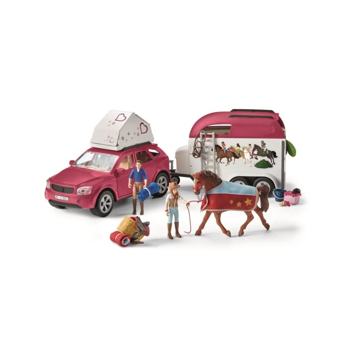 Schleich Horse Club - Paardenavonturen met auto en trailer (42535) in de groep SPEELGOED, KINDER- & BABYPRODUCTEN / Speelgoed / Speelset bij TP E-commerce Nordic AB (C88084)