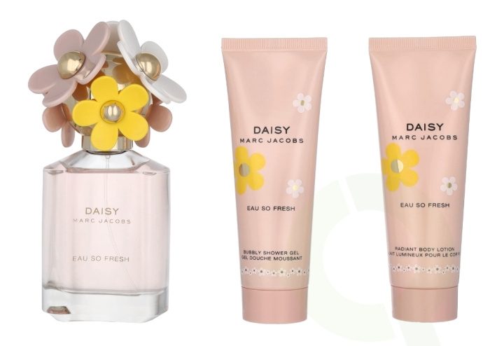 Marc Jacobs Daisy Eau So Fresh Giftset 225 ml Edt Spray 75ml/Body Lotion 75ml/Shower Gel 75ml in de groep BEAUTY & HEALTH / Cadeausets / Cadeausets voor haar bij TP E-commerce Nordic AB (C88153)