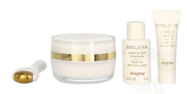 Sisley Sisleya L\'Integral Anti-Age Eye & Lip Con. Cr. Set 34 ml Discovery Program - Eye and Lip Contour Cream 15ml/Skin Care Lotion 15ml/Anti-Age 4ml/Massage Tool in de groep BEAUTY & HEALTH / Huidsverzorging / Gezicht / Ogen bij TP E-commerce Nordic AB (C88202)