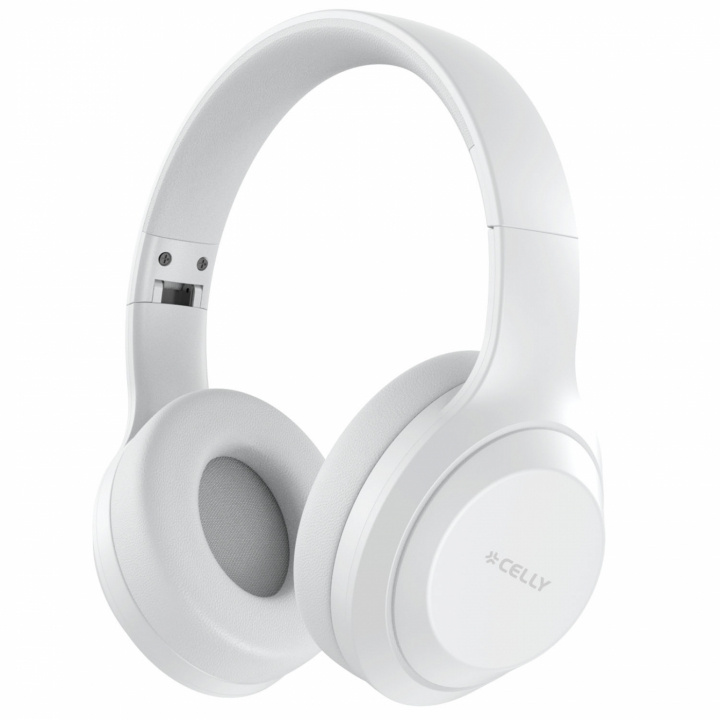 Celly Wavebeat Trådlösa hörlurar Over-ear Vit in de groep HOME ELECTRONICS / Audio & Beeld / Koptelefoon & Accessoires / Koptelefoon bij TP E-commerce Nordic AB (C88255)