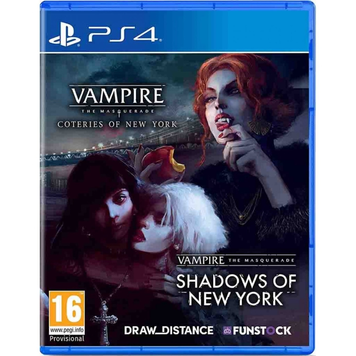 Badland Games Vampier: De Masquerade - Coteries of New York + Shadows of New York (Verzamelaarseditie) in de groep HOME ELECTRONICS / Spelconsoles en accessoires / Sony PlayStation 4 / Spel bij TP E-commerce Nordic AB (C88397)