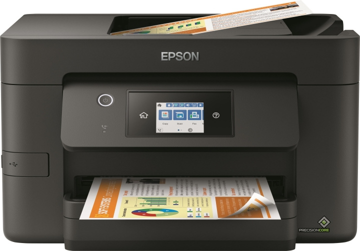 Epson WorkForce Pro WF-3825DWF multifunctionele printer in de groep COMPUTERS & RANDAPPARATUUR / Printers & Accessoires / Printers / 3D-printer en Accessoires / Skrivare bij TP E-commerce Nordic AB (C88412)