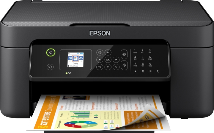 Epson WorkForce Pro WF-3820DWF Afdrukken, scannen, kopiëren, faxen in de groep COMPUTERS & RANDAPPARATUUR / Printers & Accessoires / Printers / 3D-printer en Accessoires / Skrivare bij TP E-commerce Nordic AB (C88431)