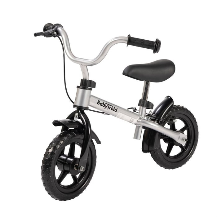 Babytrold Loopfiets - Zilver in de groep SPEELGOED, KINDER- & BABYPRODUCTEN / Buitenspeelgoed / Fietsen & Steppen bij TP E-commerce Nordic AB (C88438)