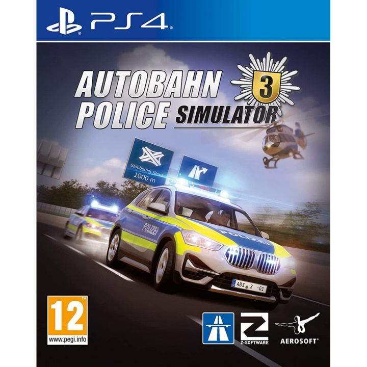 Aerosoft Autobahn Politie Simulator 3 in de groep HOME ELECTRONICS / Spelconsoles en accessoires / Sony PlayStation 4 / Spel bij TP E-commerce Nordic AB (C88482)