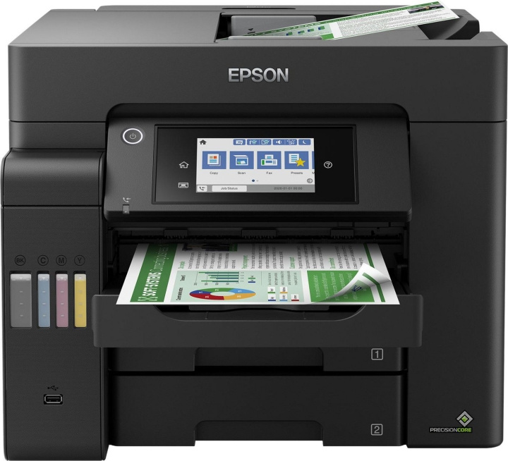 Epson Multifunctionele inkjet EcoTank ET-5800 in de groep COMPUTERS & RANDAPPARATUUR / Printers & Accessoires / Printers / 3D-printer en Accessoires / Skrivare bij TP E-commerce Nordic AB (C88505)