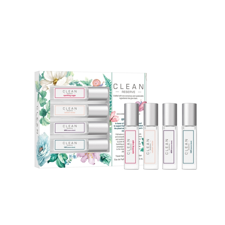 Clean Reserve Spring Layering Collection Giftset EDP 4 x 5 ml in de groep BEAUTY & HEALTH / Cadeausets / Cadeausets voor haar bij TP E-commerce Nordic AB (C88707)