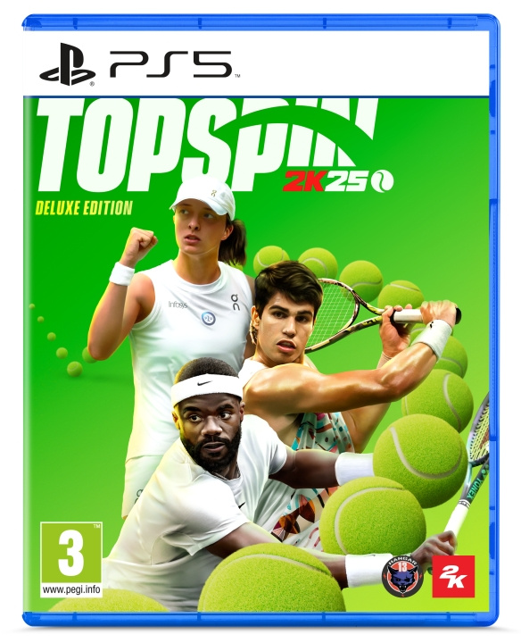 2K Games TopSpin 2K25 (Deluxe-uitgave) in de groep HOME ELECTRONICS / Spelconsoles en accessoires / Sony PlayStation 5 / Spel bij TP E-commerce Nordic AB (C88722)