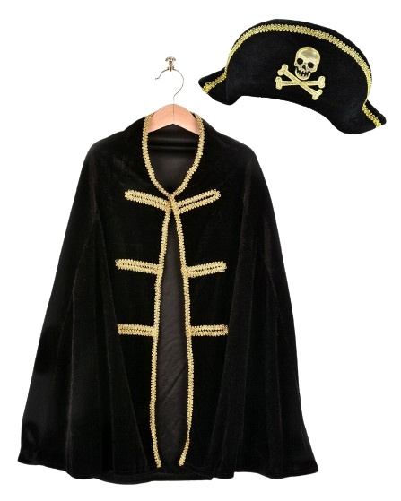 Den Goda Fen Piratencape & hoed (98-128 cm) (F7585) in de groep SPEELGOED, KINDER- & BABYPRODUCTEN / Speelgoed / Gemaskered kostuums bij TP E-commerce Nordic AB (C88809)