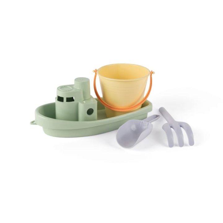 Dantoy Klassieke pastelkleurige boot & emmerset (2740) in de groep SPEELGOED, KINDER- & BABYPRODUCTEN / Buitenspeelgoed / Tuinspeelgoed bij TP E-commerce Nordic AB (C88840)