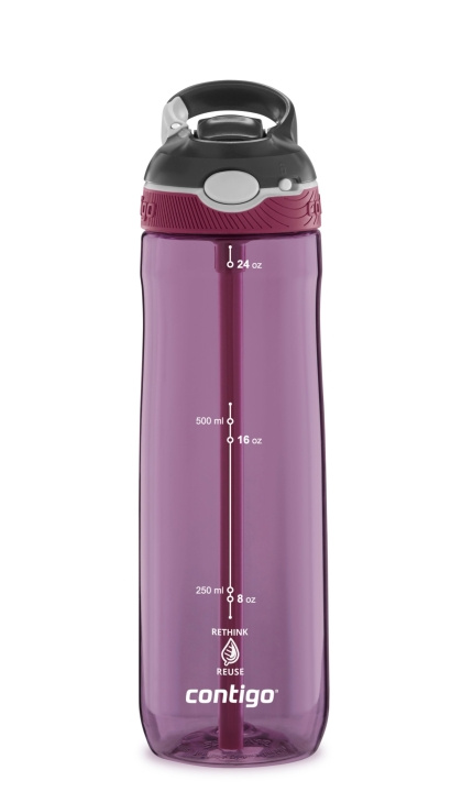 Contigo Ashland Tritan ReNew waterfles 720ml - Passievrucht in de groep SPORT, VRIJE TIJD & HOBBY / Buitenrecreatie / Thermosflessen & Waterflessen bij TP E-commerce Nordic AB (C88859)