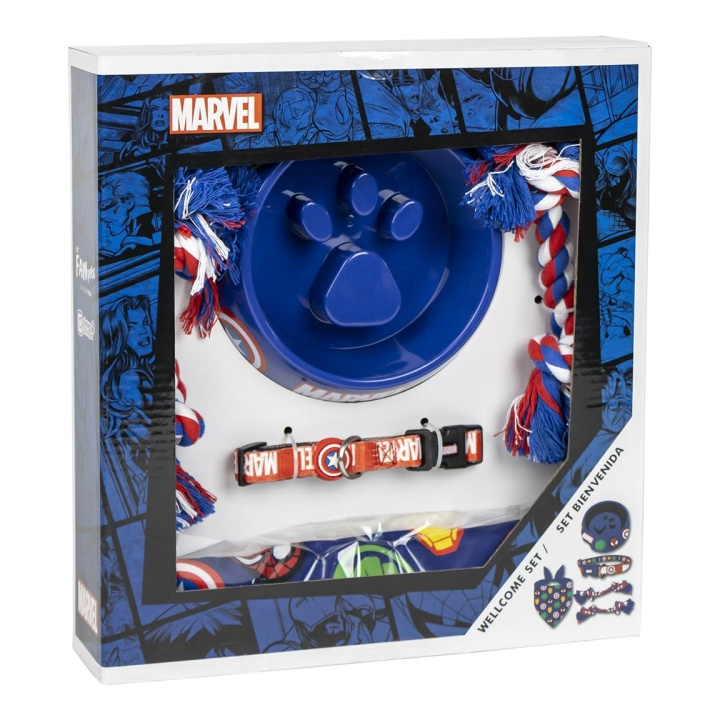 Cerda Pets Dierenset honden - Captain America (2800001211) in de groep HUISHOUDEN & TUIN / Huisdieraccessoires / Hond bij TP E-commerce Nordic AB (C88922)