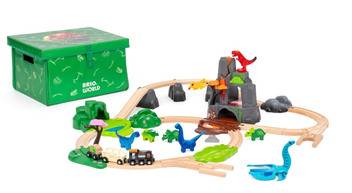 BRIO Dinosaurus deluxe set - 36104 in de groep SPEELGOED, KINDER- & BABYPRODUCTEN / Speelgoed / Bouwspeelgoed / Brio treinrails bij TP E-commerce Nordic AB (C89024)