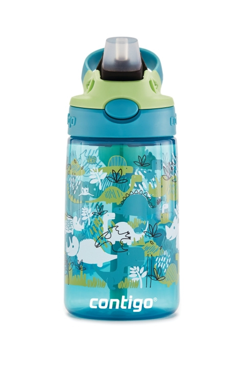 Contigo Easy Clean Kids Waterfles 420ml - Dinos in de groep SPEELGOED, KINDER- & BABYPRODUCTEN / Eten & Drinken / Babyflessen & Accessoires bij TP E-commerce Nordic AB (C89026)