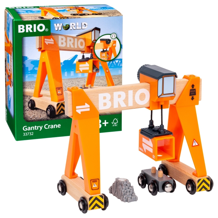 BRIO Portaalkraan (33732) in de groep SPEELGOED, KINDER- & BABYPRODUCTEN / Speelgoed / Bouwspeelgoed / Brio treinrails bij TP E-commerce Nordic AB (C89028)