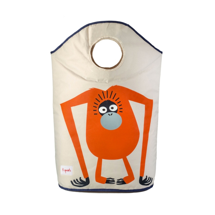 3 Sprouts Wasmand - Oranje Orang-oetan in de groep SPEELGOED, KINDER- & BABYPRODUCTEN / Kinderkamer / Opslag bij TP E-commerce Nordic AB (C89041)