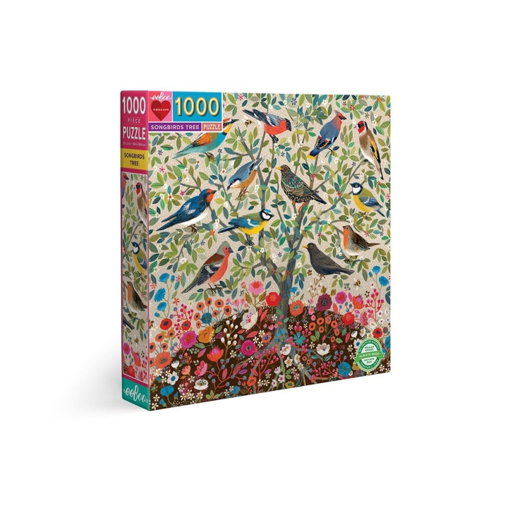 eeBoo Puzzel 1000 stukjes - Songbirds Boom (EPZTSBD) in de groep SPORT, VRIJE TIJD & HOBBY / Hobby / Puzzel bij TP E-commerce Nordic AB (C89142)