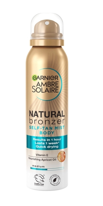 Garnier Natural Bronzer Zelfbruinende Mist Lichaam 150 ml in de groep BEAUTY & HEALTH / Huidsverzorging / Zonnebank / Bruin zonder zon bij TP E-commerce Nordic AB (C89160)