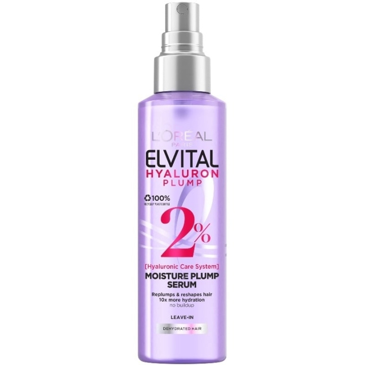 L\'Oréal Paris - Elvital Hyaluron Plump Leave-In Spray 150 ml in de groep BEAUTY & HEALTH / Haar & Styling / Hair styling / Haarlak bij TP E-commerce Nordic AB (C89198)