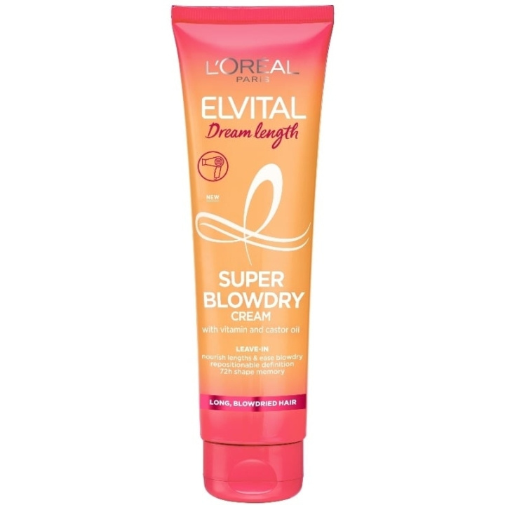 L\'Oréal Paris - Elvital Droomlengte Super Föhncrème 150 ml in de groep BEAUTY & HEALTH / Haar & Styling / Hair styling / Styling crème bij TP E-commerce Nordic AB (C89202)