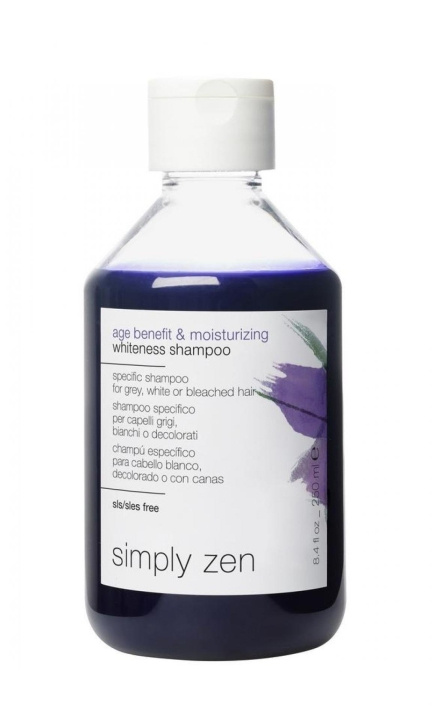 Simply Zen Age Benefit & Hydraterende Witheid Shampoo 250 ml in de groep BEAUTY & HEALTH / Haar & Styling / Haarverzorging / Shampoo bij TP E-commerce Nordic AB (C89228)