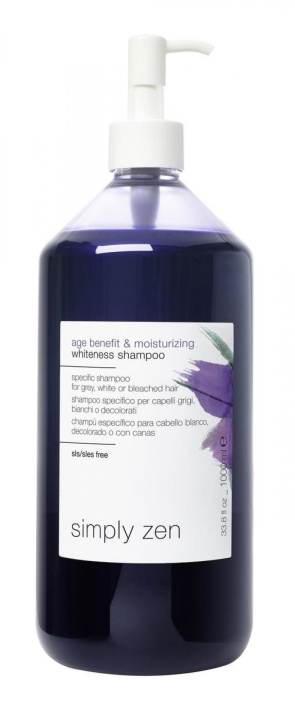 Simply Zen Age Benefit & Hydraterende Witheid Shampoo 1000 ml in de groep BEAUTY & HEALTH / Haar & Styling / Haarverzorging / Shampoo bij TP E-commerce Nordic AB (C89229)