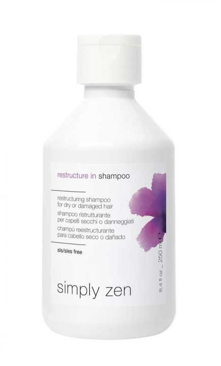 Simply Zen Restructure In Shampoo 250 ml in de groep BEAUTY & HEALTH / Haar & Styling / Haarverzorging / Shampoo bij TP E-commerce Nordic AB (C89232)