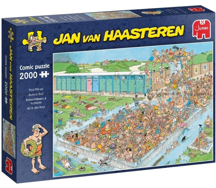 Jan van Haasteren Pool Pile-Up - 2000 stuks - (JUM0040) in de groep SPORT, VRIJE TIJD & HOBBY / Hobby / Puzzel bij TP E-commerce Nordic AB (C89258)