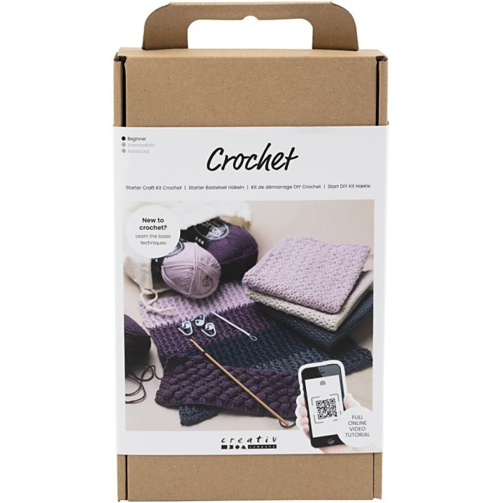 DIY Kit Starter handwerkpakket haken (970853) in de groep SPORT, VRIJE TIJD & HOBBY / Hobby / DIY Kit bij TP E-commerce Nordic AB (C89259)