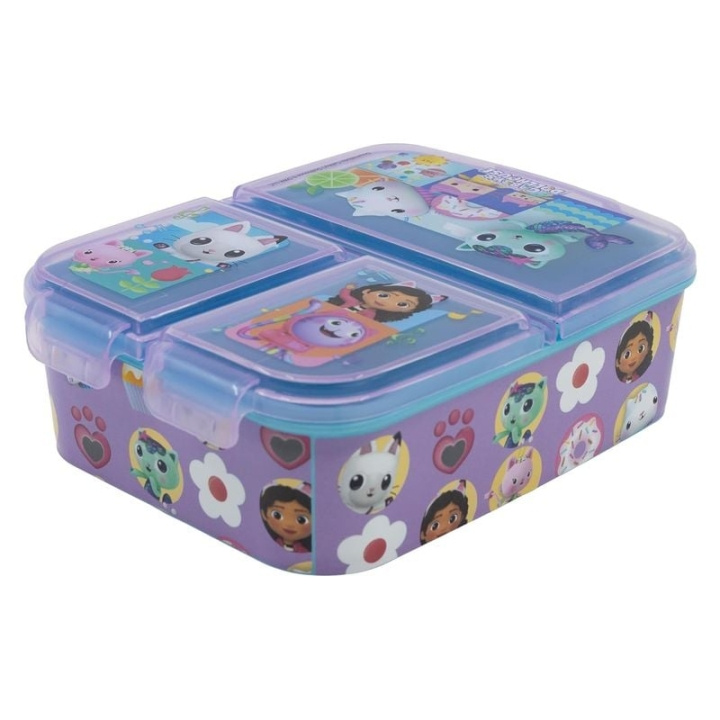 Gabby\'s Dollhouse Stor - Sandwichdoos met meerdere compartimenten - Gabby\'s Dollhouse (088808735-21220) in de groep SPEELGOED, KINDER- & BABYPRODUCTEN / Speelgoed / Docks & Accessoires bij TP E-commerce Nordic AB (C89302)