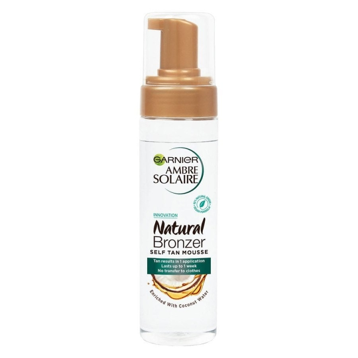 Garnier Ambre Solaire Natuurlijke Bronzer Zelfbruinende Mousse 200 ml in de groep BEAUTY & HEALTH / Huidsverzorging / Zonnebank / Bruin zonder zon bij TP E-commerce Nordic AB (C89344)