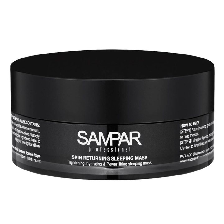 SAMPAR Skin Returning Slaapmasker 100 ml (2 x 50 ml) in de groep BEAUTY & HEALTH / Huidsverzorging / Gezicht / Gezichtscrèmes bij TP E-commerce Nordic AB (C89353)