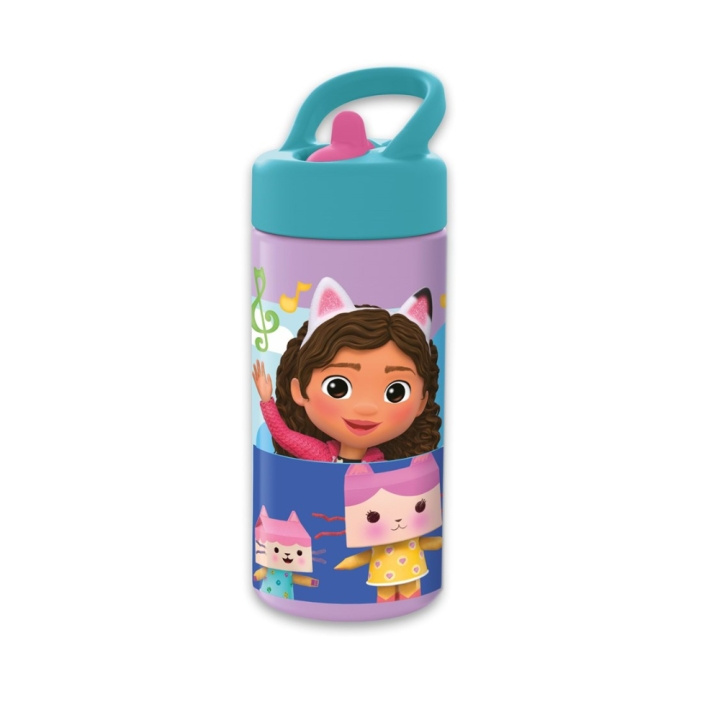 Gabby\'s Dollhouse Stor - Sipper waterfles - Gabby\'s Dollhouse (410ml) in de groep SPEELGOED, KINDER- & BABYPRODUCTEN / Eten & Drinken / Babyflessen & Accessoires bij TP E-commerce Nordic AB (C89420)