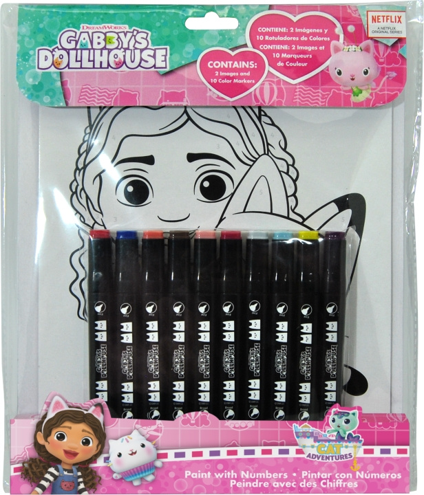 Gabby\'s Dollhouse Markers (033706878) in de groep SPEELGOED, KINDER- & BABYPRODUCTEN / Speelgoed / Tekenen & Tellen bij TP E-commerce Nordic AB (C89527)