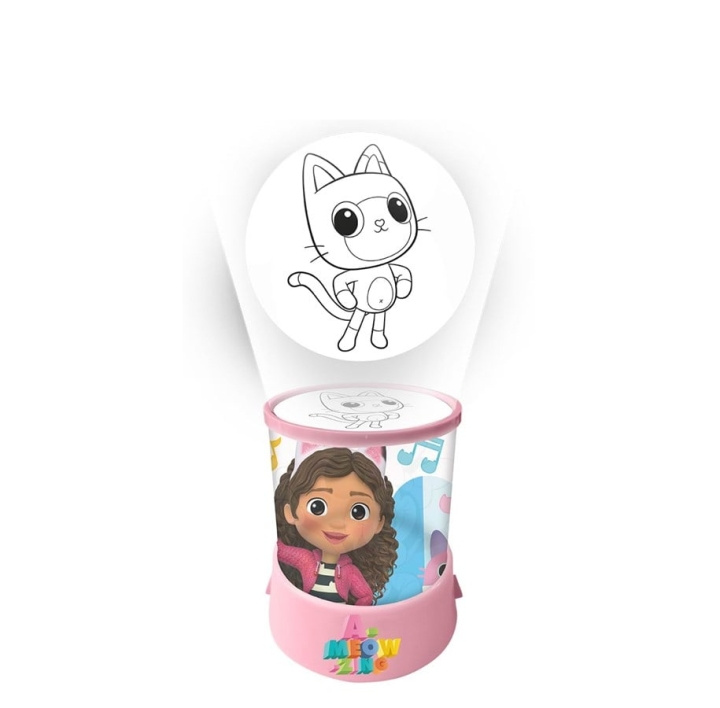 Gabby\'s Dollhouse Kinderlicenties - Projectorlamp - Gabbys Dollhouse (033743800) in de groep SPEELGOED, KINDER- & BABYPRODUCTEN / Speelgoed / Speelgoed bij TP E-commerce Nordic AB (C89529)