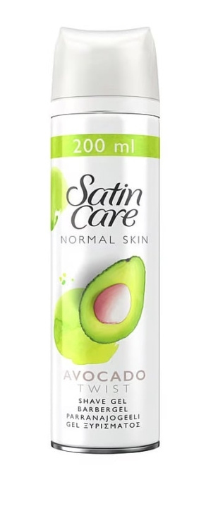 Gillette Satin Care Avocado Twist Scheergel 200 ml in de groep BEAUTY & HEALTH / Haar & Styling / Scheren & Trimmen / Scheermessen & Accessoires bij TP E-commerce Nordic AB (C89618)