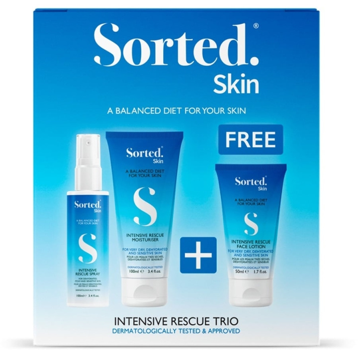 Sorted Skin Intensief Rescue Trio in de groep BEAUTY & HEALTH / Huidsverzorging / Lichaamsverzorging / Body lotion bij TP E-commerce Nordic AB (C89634)