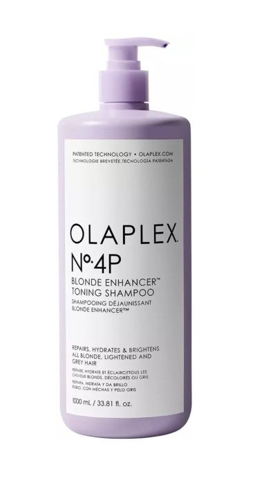 Olaplex NO.4P Blonde Enhancer Toning Shampoo 1000 ml in de groep BEAUTY & HEALTH / Haar & Styling / Haarverzorging / Shampoo bij TP E-commerce Nordic AB (C89688)