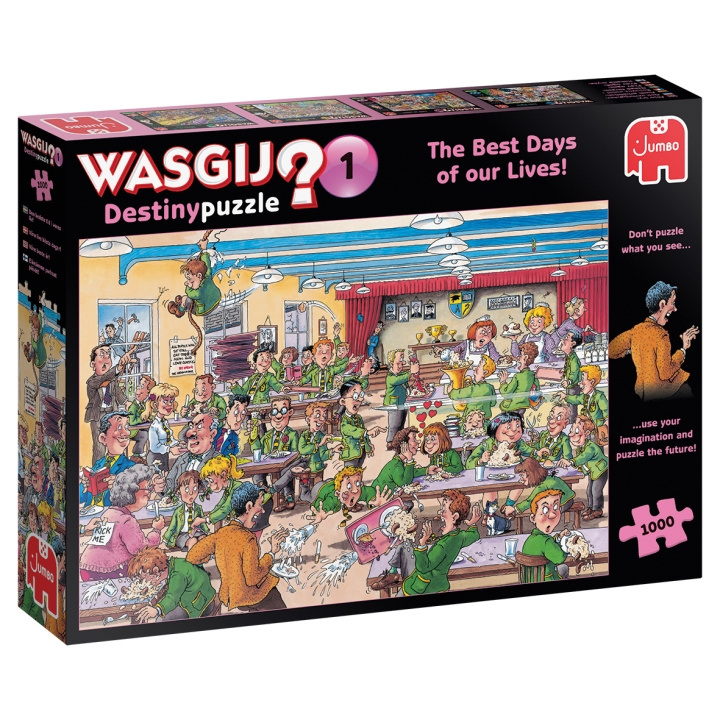 Wasgij Destiny 1 - De beste dagen van ons leven! (1000 stukjes) (1119801821) in de groep SPORT, VRIJE TIJD & HOBBY / Hobby / Puzzel bij TP E-commerce Nordic AB (C89703)