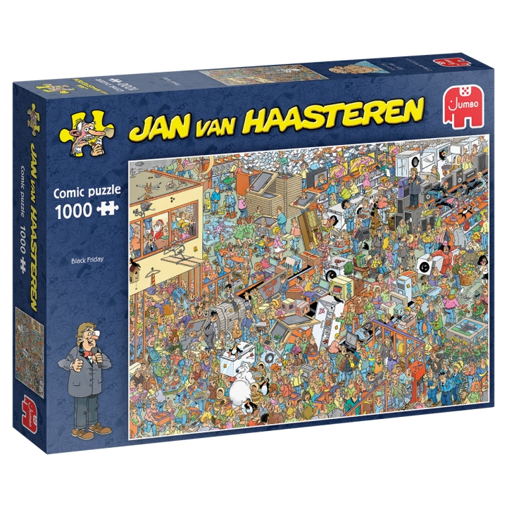 Jan van Haasteren Black Friday (1000 stukjes) (1119801829) in de groep SPORT, VRIJE TIJD & HOBBY / Hobby / Puzzel bij TP E-commerce Nordic AB (C89708)